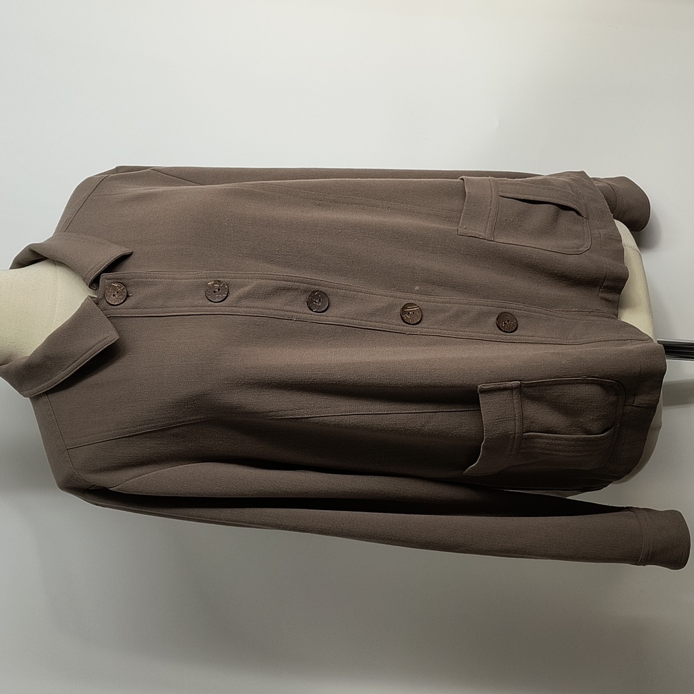 Appleseed's tan unlined jacket-sz 18